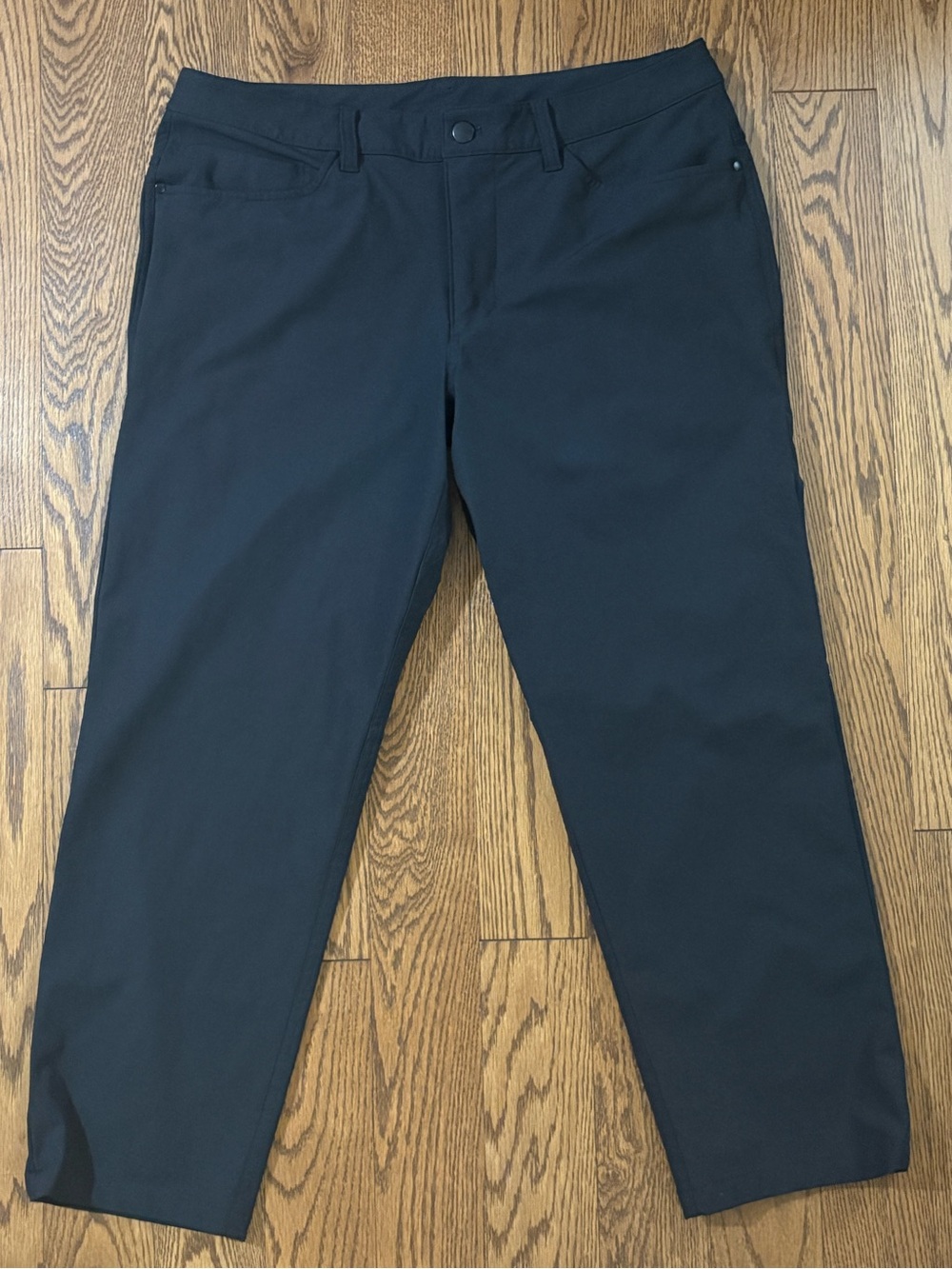 Men's Lululemon ABC Classic Fit 5 Pocket Pant Black Warpstreme 32x28